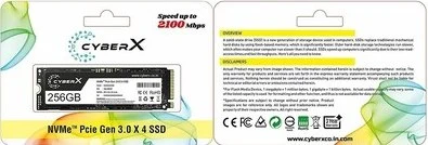 CyberX SSD packaging and drive