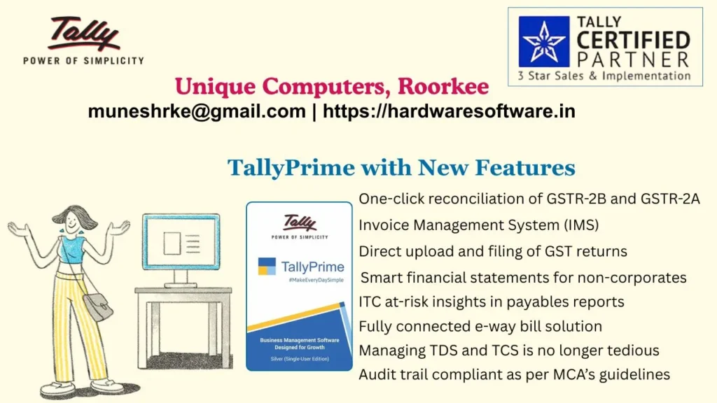 Tally Dealer in Haridwar