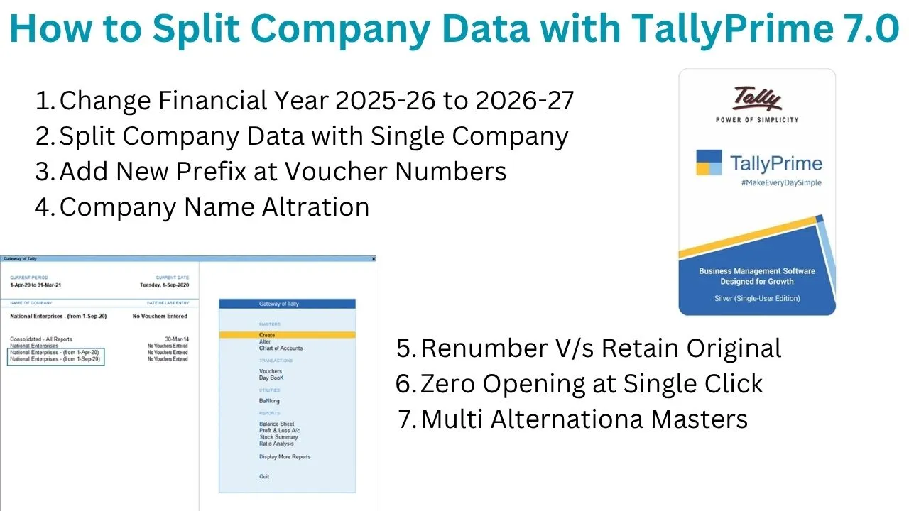 Split Tally Data 7.0